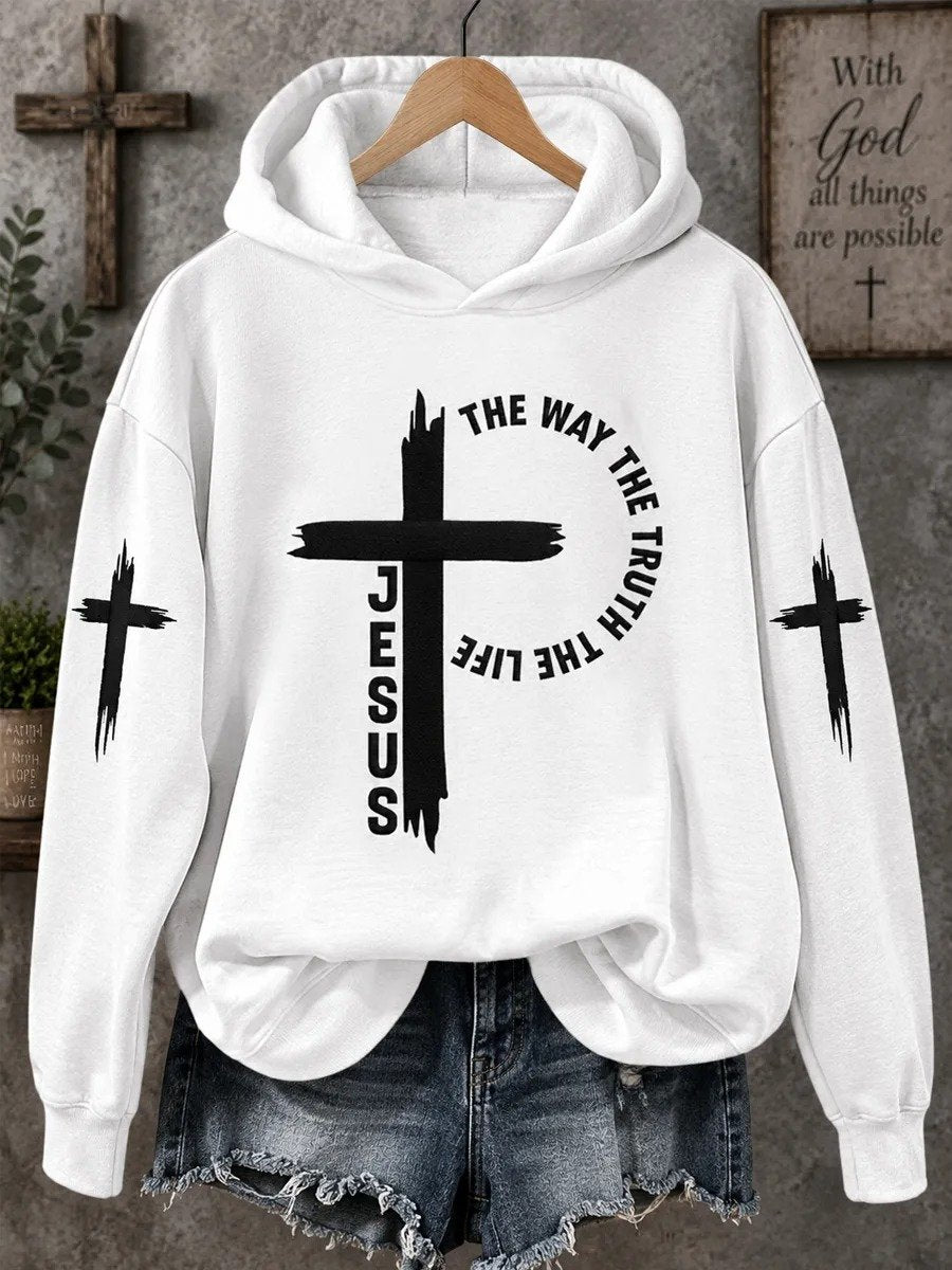 Women's Faith Cross Hoodie