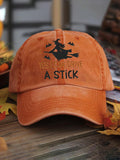 Retro Yes I Can Drive A Stick Print Casual Baseball Cap
