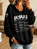 Women's Faith Print Hoodie