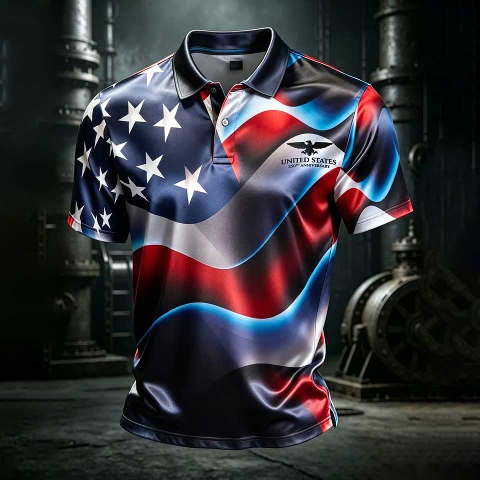Men's 250th Anniversary Print Business Top