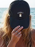 Unisex Embroidered Ghost Print Hat