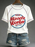Women's Funny Christian Jesus Printed Casual Tops