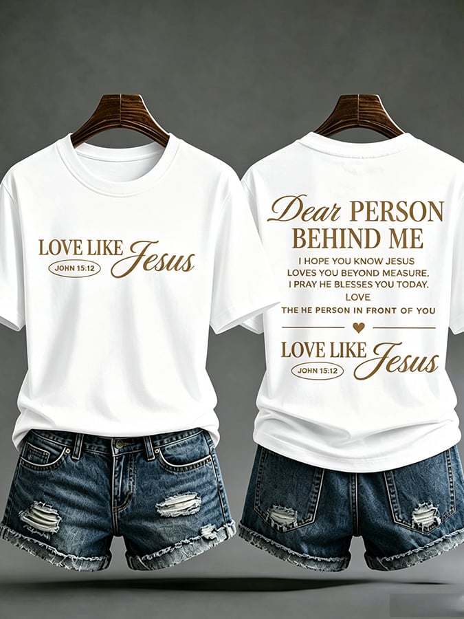 Women's Love Like Jesus Faith T-shirt