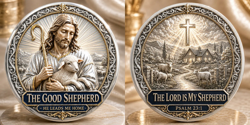 The Good Shepherd Commemorative Metal Medal