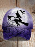 Halloween Witch  Print Baseball Cap