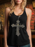 🔥HOT SALE🔥Women's Gothic Dark Print Casual Vest