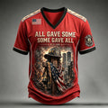 9/11 Firefighter Memorial Red T-Shirt
