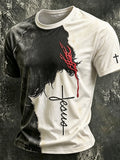 Men's Faith Printed Casual T-shirt