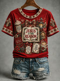 Women's Faith Christmas Printed T-shirt