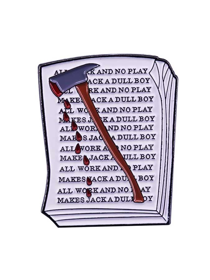 Horror Movie Jack Manuscript Brooch