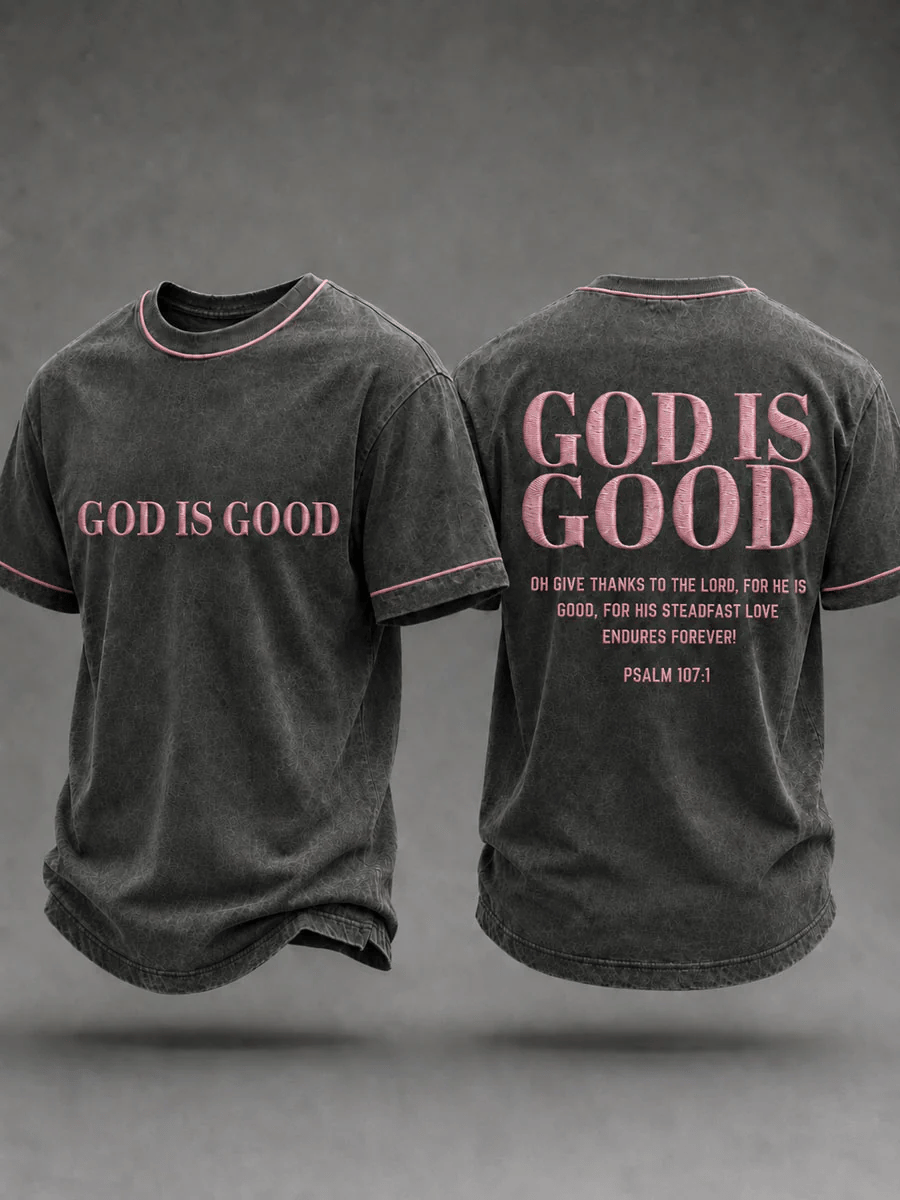 Men's Christian God Is Good Short Sleeve T-shirt