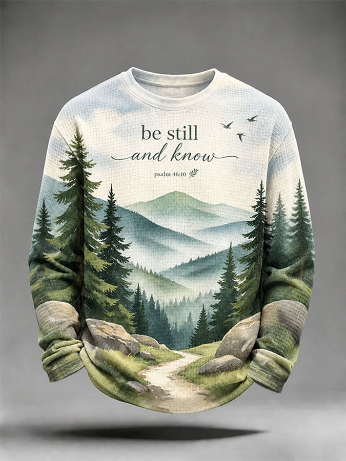 Men's Print Long-Sleeve T-Shirt