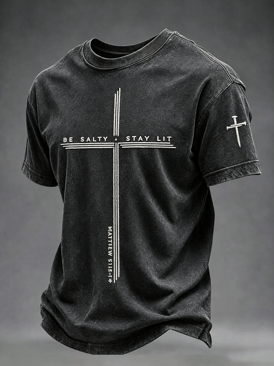 Men's Be Salty Stay Lit Short Sleeves T-shirt