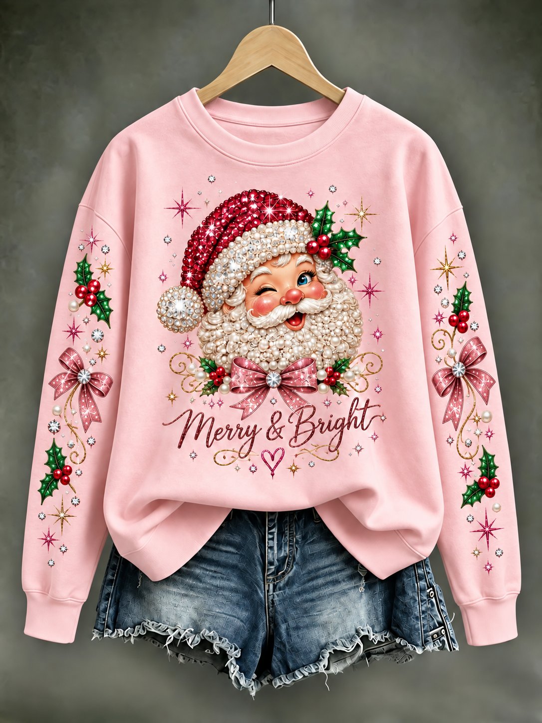 Women's Christmas Print Sweatshirt