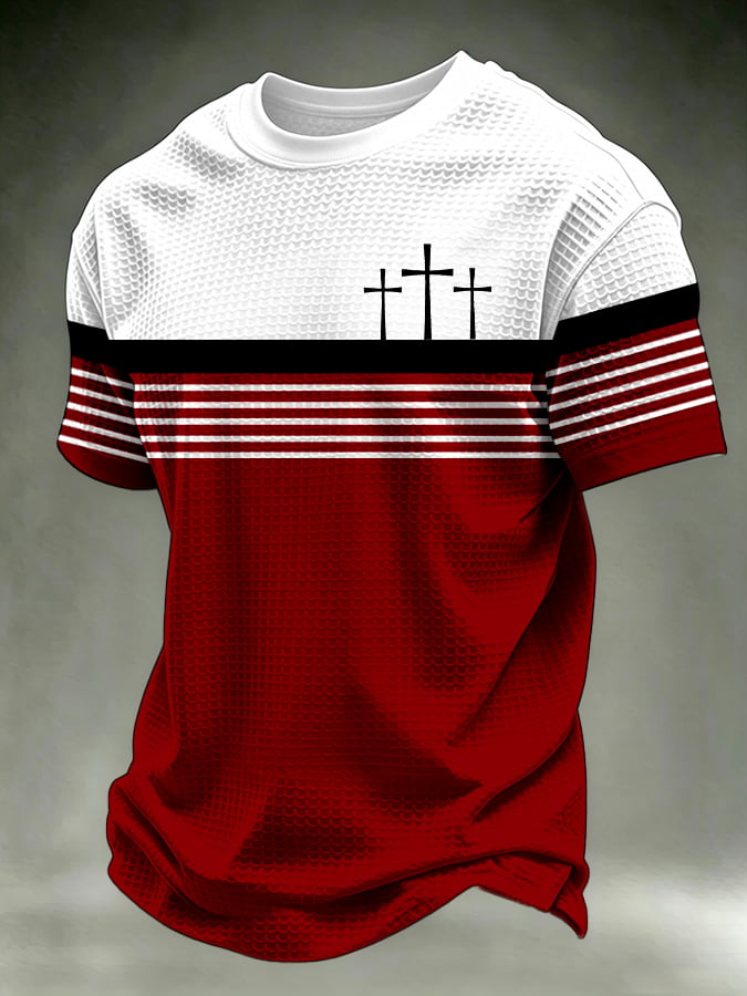 Men's  “Faith” waffle knit T-shirts