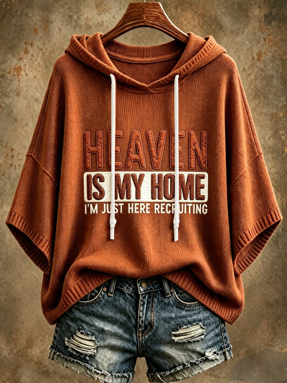 Women's Autumn Jesus Faith Hooded Top