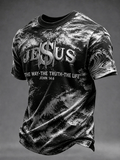 Men's Christian JESUS Short Sleeve T-shirt