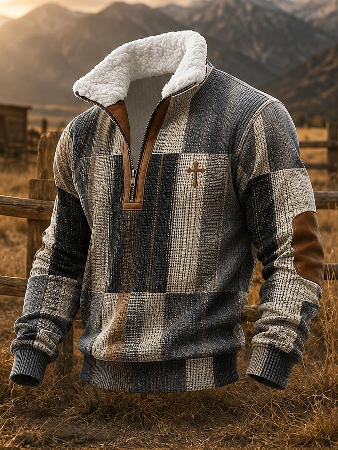 Men'S Casual Western-Style Printed Sweatshirt