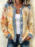 Women'S Autumn-Vibe Printed Casual Cardigan