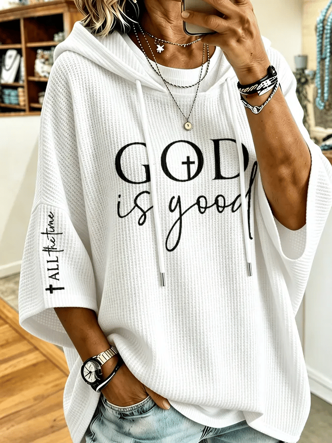 Women's Casual Printed Loose Sweatshirt