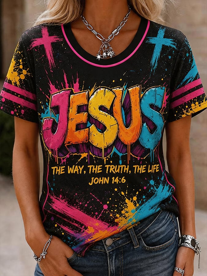 Women'S Faith Print T-Shirt