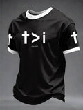 Men's Faith Printed Casual T-Shirt
