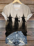 Women'S Witch Print Shirt