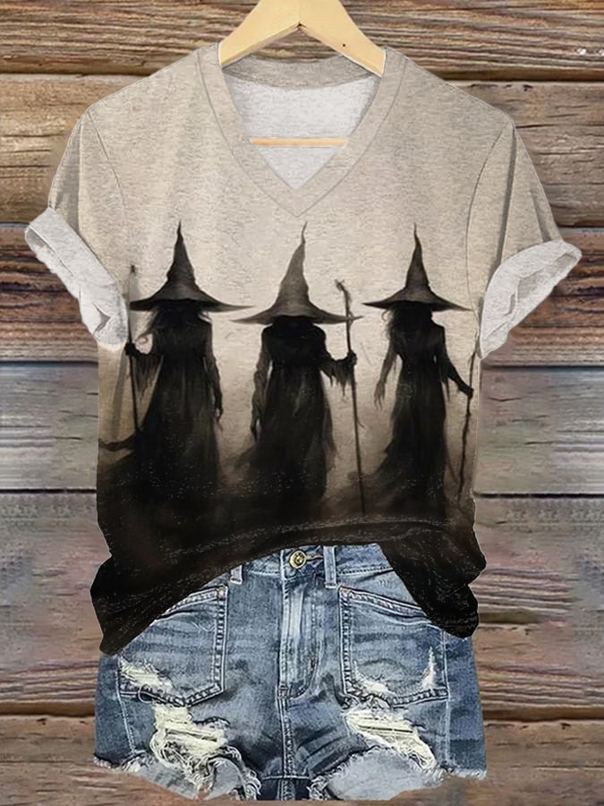 Women'S Witch Print Shirt