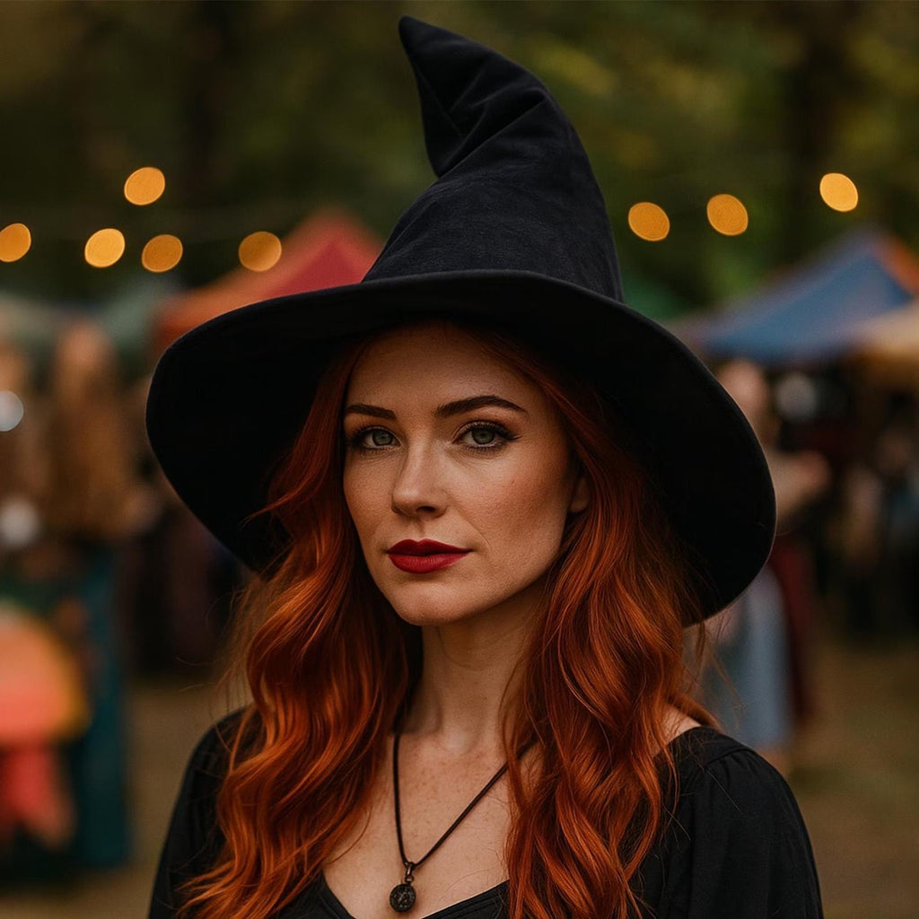 Halloween Elegant Gothic Witch Hat