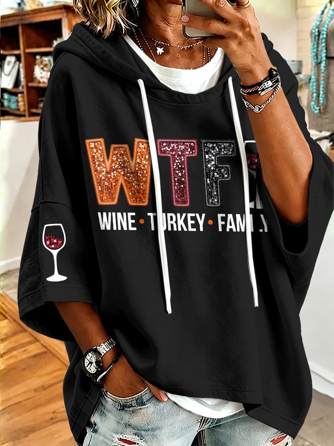 Women's Casual Printed Loose Sweatshirt