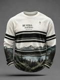 Men's Floral Print Casual Top