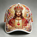 Faith Retro Art Print Baseball Cap