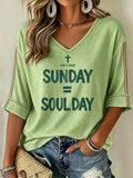 Women's Christian Print T-Shirt