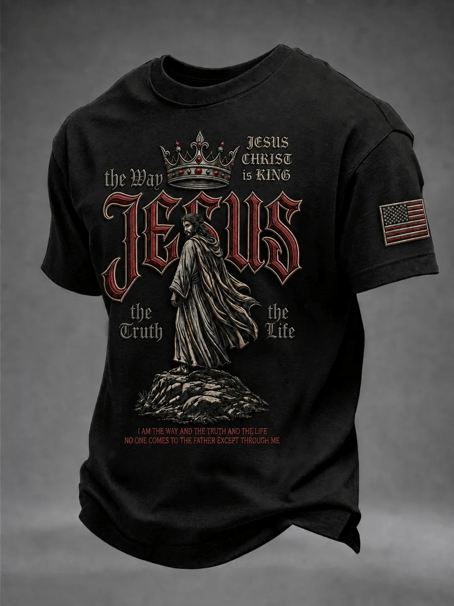 Men's Faith Printing  T-Shirts