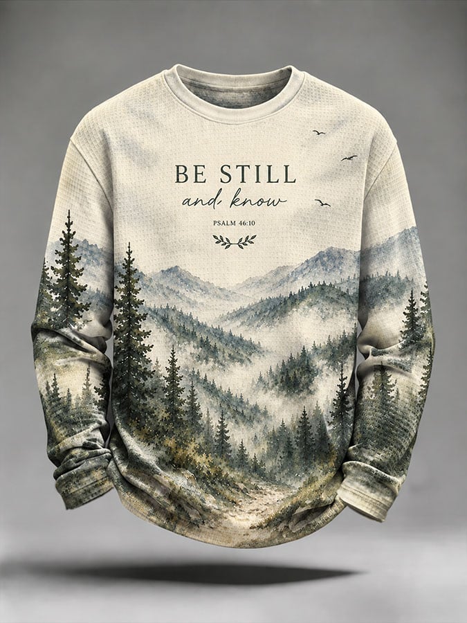 Men's Print Long-Sleeve T-Shirt