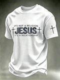 Men's Faith-Print Casual Top