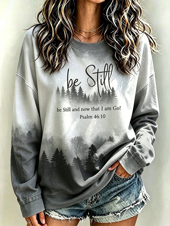 Women's   Faith  Print Top