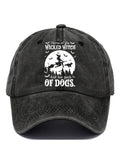 Halloween Witch Print Baseball Cap