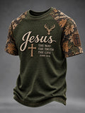 Men'S Casual Faith Graphic Casual Top