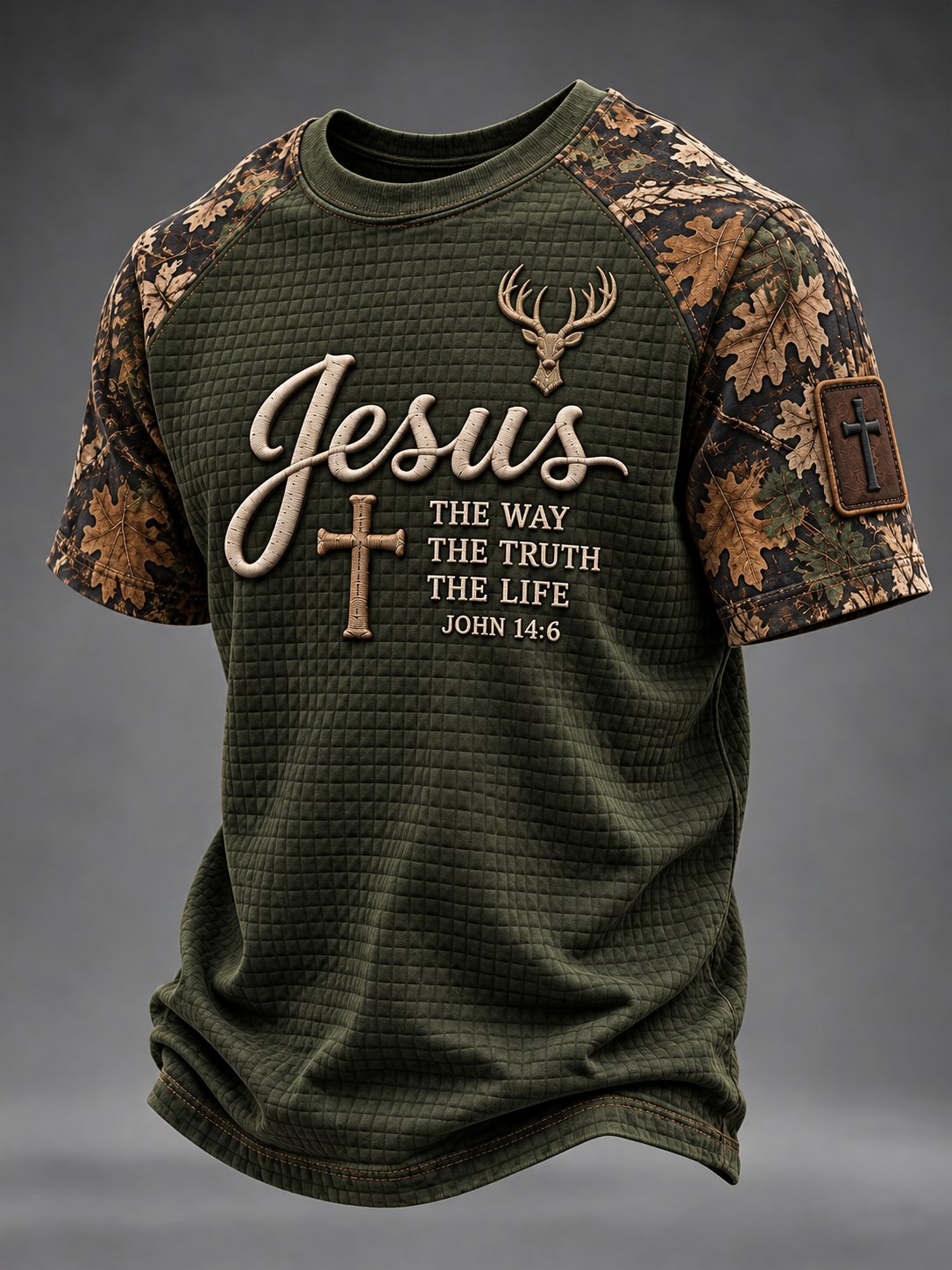 Men'S Casual Faith Graphic Casual Top