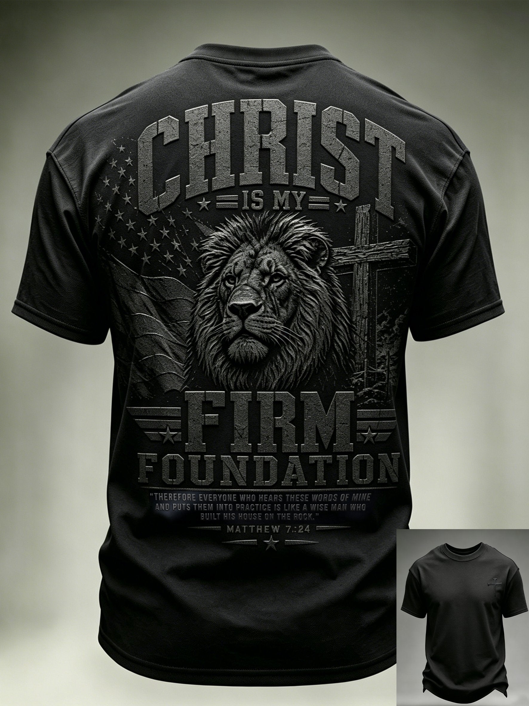 Men's "Faith" Print Top