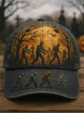 Vintage Halloween Print Hat