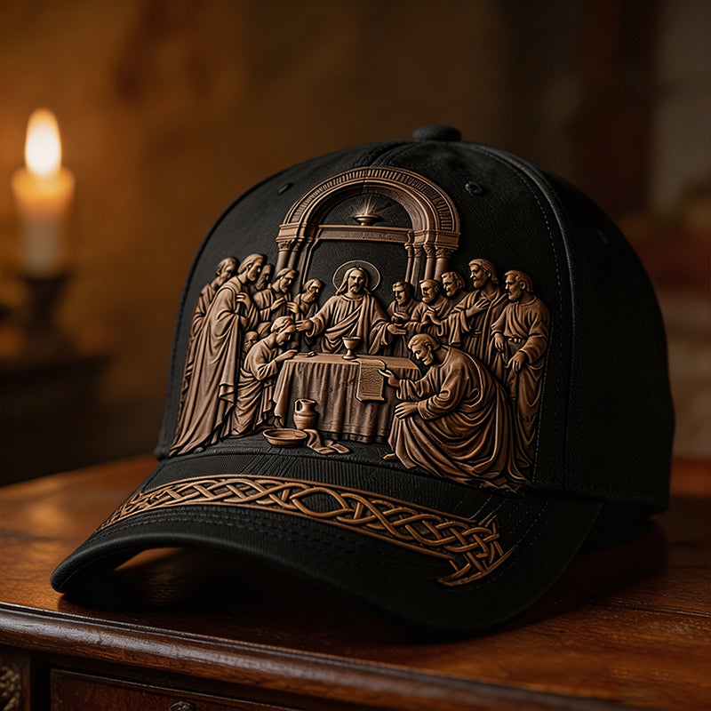 Religious Faith "The Last Supper" Art Print Casual Cap