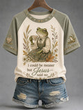 Women's Casual & Fun Faith-Print Short-Sleeve T-Shirt