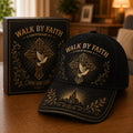 Vintage Faith Print Casual Baseball Cap