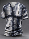 Men's Vintage Faith Faux-Linen T-shirt