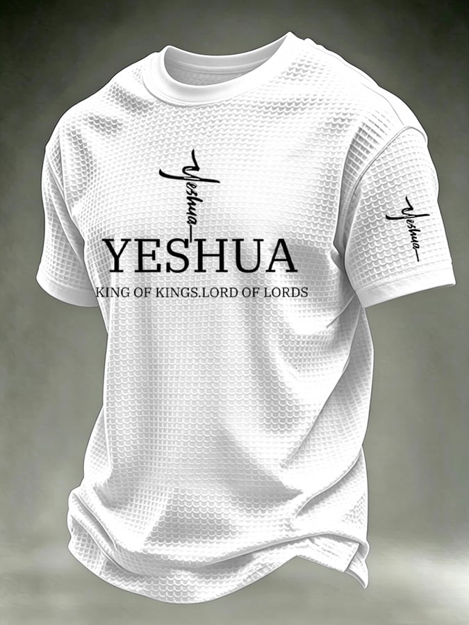 Men's  “Faith” waffle knit T-shirts
