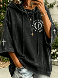Women's Faith-Themed Casual Hoodie