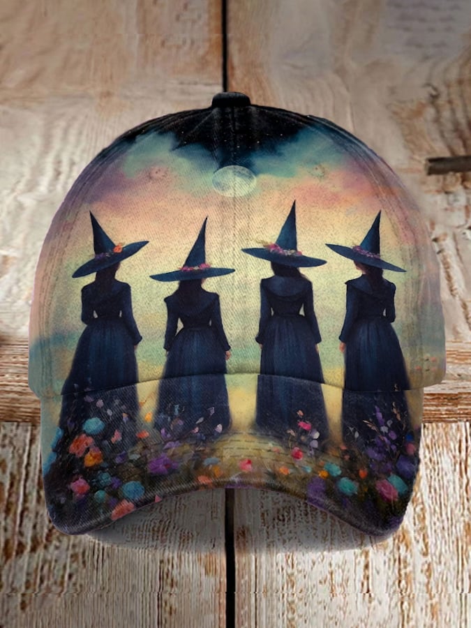 Halloween Witch Baseball Cap