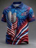 🕯️Men's 911 Memorial Short-Sleeve Polo Shirt